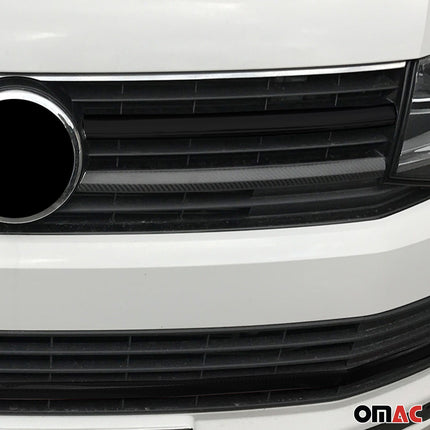 Kühlergrill Grillleisten für VW T6 Transporter 2015-2019 Highline Echt Carbon 2x