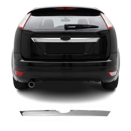 Kofferraumleiste Heckklappe Leiste für Ford Focus 2008-2011 Edelstahl Chrom