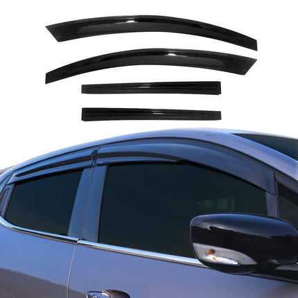 4x Windabweiser Regenabweiser für Hyundai i20 2020-2026 Acryl Dunkel
