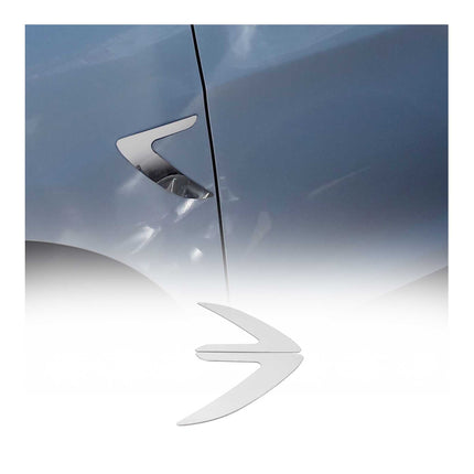 Seitendekor Autodecor für Toyota Corolla 2013-2019 Edelstahl Chromdecor 2tlg