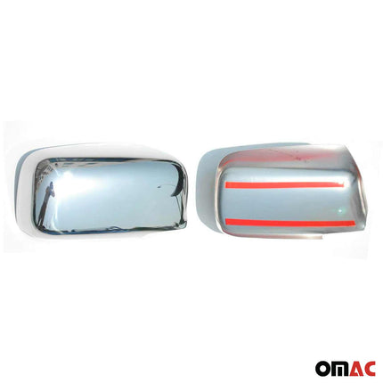 Spiegelkappen Spiegelabdeckung für Mitsubishi Lancer 2003-2007 Edelstahl Chrom