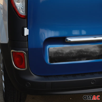 Reflektor Blenden Reflektorleiste für Renault Kangoo 2008-2013 Edelstahl Chrom