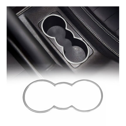 Getränkehalter Rahmen Cupholder für Skoda Octavia 2004-2013 Edelstahl Chrom