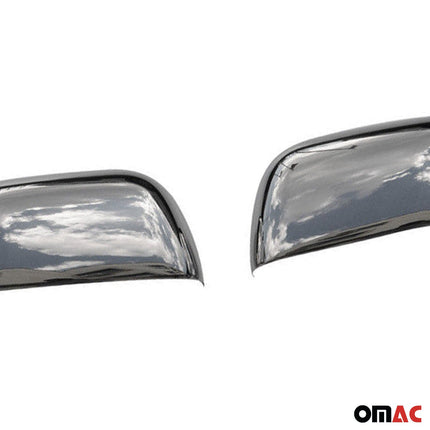 Spiegelkappen Spiegelabdeckung für Nissan Micra 2010-2017 Edelstahl Chrom 2tlg