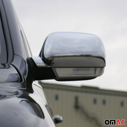 Spiegelkappen Spiegelabdeckung für VW Touareg 2002-2010 Edelstahl Chrom 2tlg