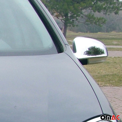 Spiegelkappen Spiegelabdeckung für VW Golf 2008-2013 Edelstahl Chrom 2tlg