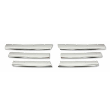 Kühlergrill Leisten Grillleisten für VW Caddy Life 2007-2010 Edelstahl Chrom 6x