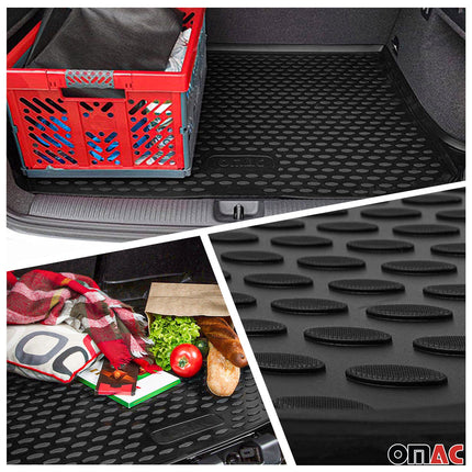 Fußmatten & Kofferraumwanne Set für Hyundai i30 2011-2016 5tür 3D TPE Schwarz