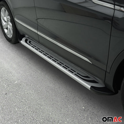 Alu Trittbretter Seitenschweller Seitenbretter für Opel Crossland X 2017-2024