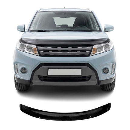 Motorhaube Deflektor Steinschlagschutz für Suzuki Vitara 2015-2023 Schwarz Abs