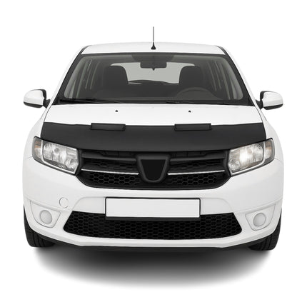 Haubenbra Steinschlagschutz Bonnet Bra für Dacia Sandero 2008-2012 Schwarz Halb