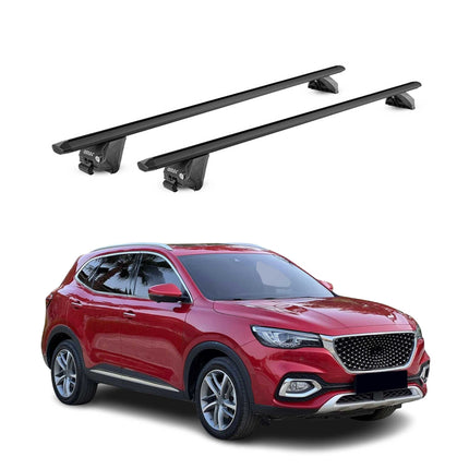 Dachträger Grundtäger für MG EHS 2021-2026 100kg Aluminium Schwarz 2 tlg ABE