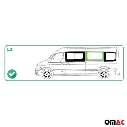 Seitenfenster Auto Seitenscheibe für VW Crafter 2017-2026 Links Schwarz L3