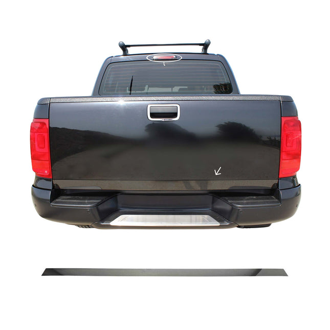 Kofferraumleiste Heckklappe Leiste für VW Amarok 2010-2021 Edelstahl Dunkel 1tlg