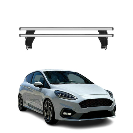 Menabo Dachträger Grundtäger für Ford Fiesta ST-Line 2018-2023 50kg Alu Grau 2x