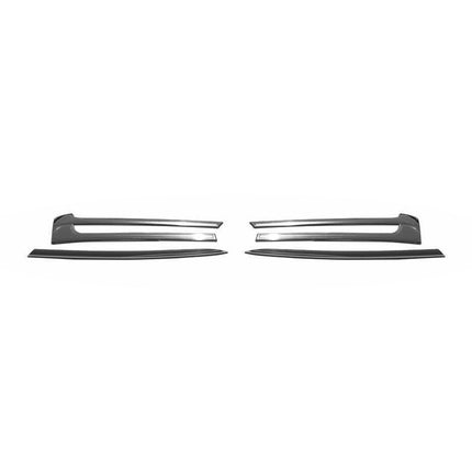 Kühlergrill Leisten Grillleisten für VW T5 2009-2015 Edelstahl Dunkel Chrom 4tlg