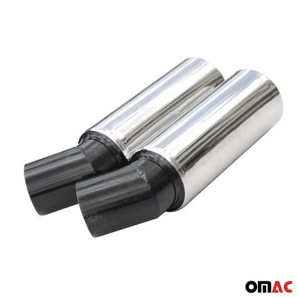 Auspuffblende Endrohr für VW Multivan T5 2003-2015 Edelstahl Chrom 2tlg