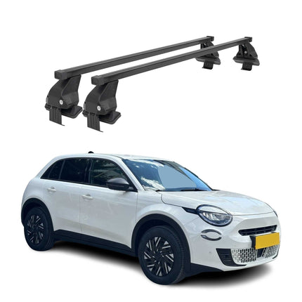 Menabo Dachträger Grundträger für Fiat 600E/600 2023-2026 Stahl Schwarz 2tlg