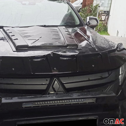 Motorhaube Deflektor Insekten Steinschlagschutz für Mitsubishi L200 2019-26 ABS