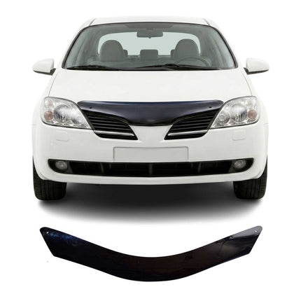 Motorhaube Deflektor Insektenschutz für Nissan Primera 2002-2008 Dunkel