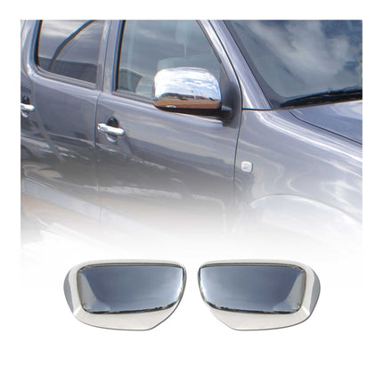 Spiegelkappen Spiegelabdeckung für Toyota Hilux VII 2005-11 Edelstahl Chrom 2tlg