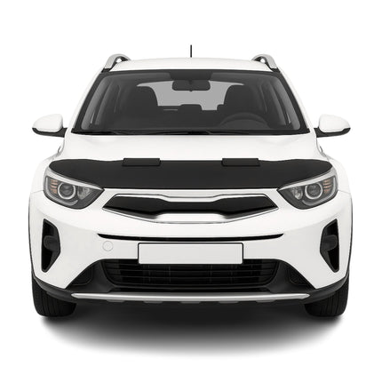 Haubenbra Steinschlagschutz Bonnet Bra für Kia Stonic 2017-2026 Schwarz Halb