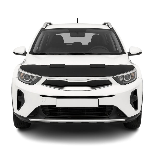 Haubenbra Steinschlagschutz Bonnet Bra für Kia Stonic 2017-2026 Schwarz Halb