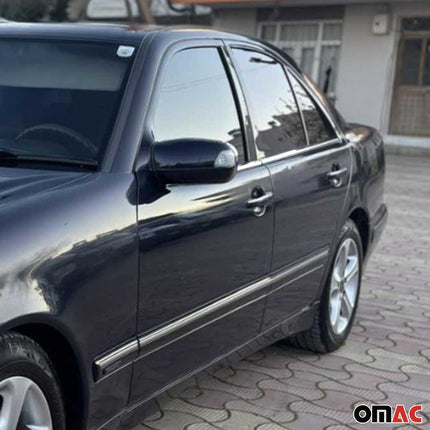 Fensterleisten Zierleisten für Mercedes E Klasse W210 1995-2002 Edelstahl 4tlg