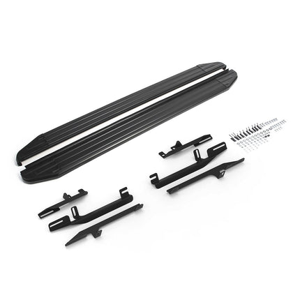 Trittbretter Seitenschweller für Skoda Yeti 2009-2024 Alu Schwarz ABE
