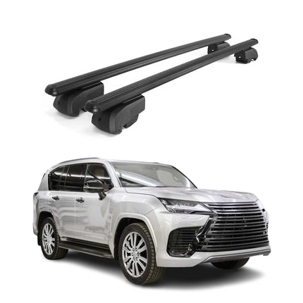 Dachträger Gepäckträger für Lexus LX 2021-2026 Querträger Alu ABE Schwarz 2x