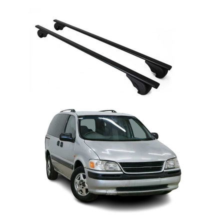 Dachträger Grundtäger für Opel Sintra 1996-1999 75kg Metall Schwarz 2 tlg