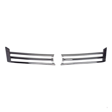 Kühlergrill Leisten Grillleisten für VW Caddy 2010-2015 Edelstahl Chrom 2tlg