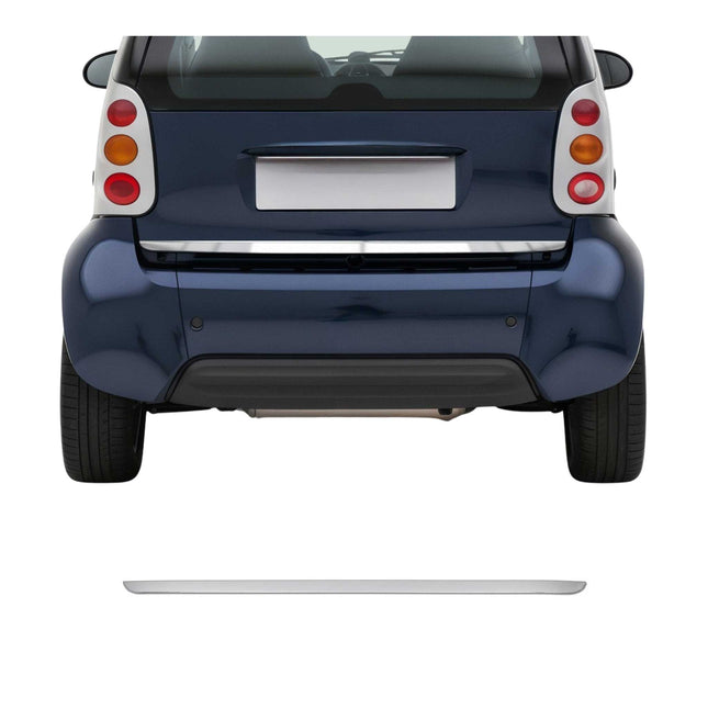 Kofferraumleiste Heckleiste für Smart ForTwo 451 2007-2015 Edelstahl Chrom