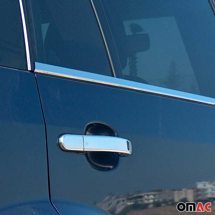 Fensterleisten Zierleisten für Ford Fusion 2002-2012 Fenster Edelstahl Chrom 4x