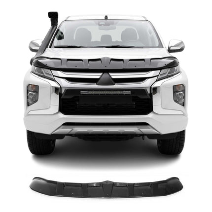 Motorhaube Deflektor Insekten Steinschlagschutz für Mitsubishi L200 2019-26 ABS