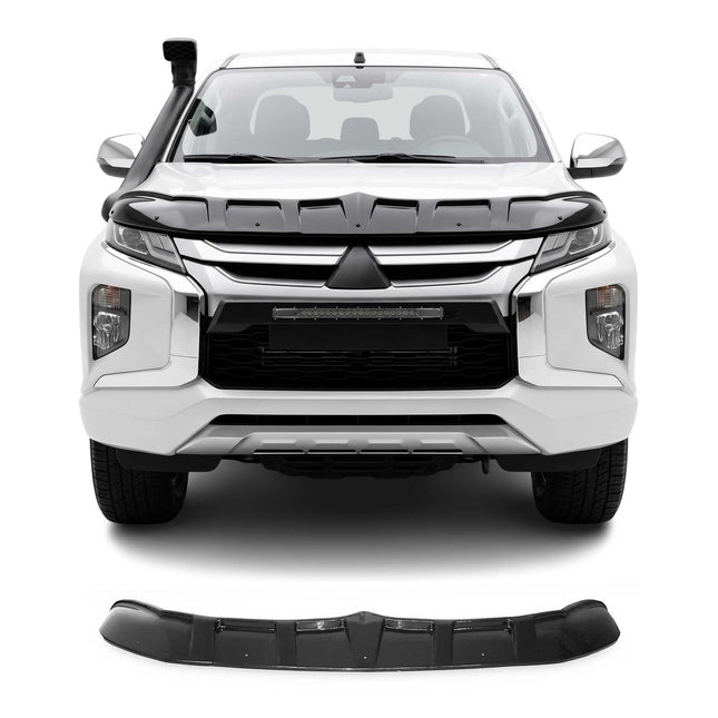 Motorhaube Deflektor Insekten Steinschlagschutz für Mitsubishi L200 2019-26 ABS