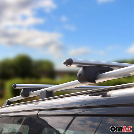 Dachträger Grundtäger für Mazda 5 / Premacy 2005-2010 75kg Alu Silber 2 tlg