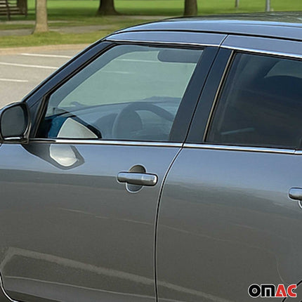 Fensterleisten Zierleisten für Suzuki Swift 2010-2017 Edelstahl Chrom 4tlg