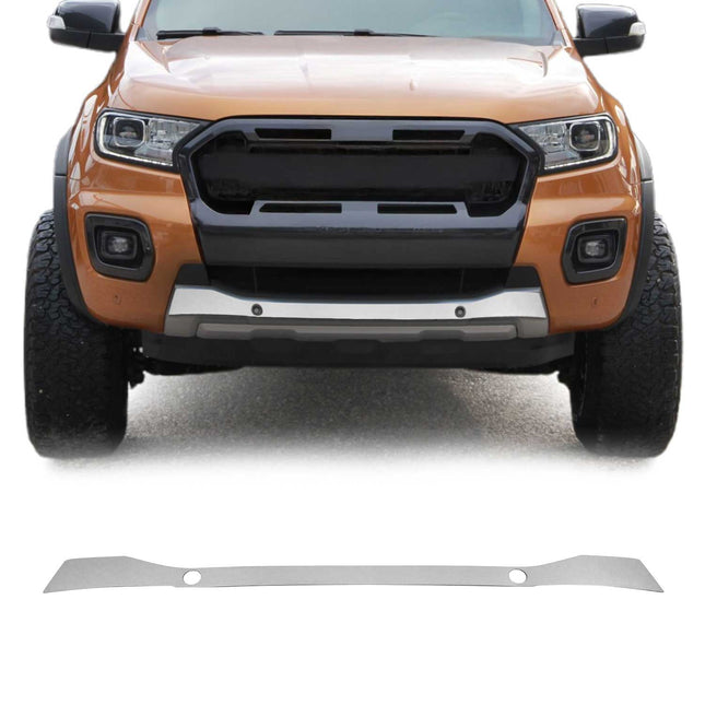 Kühlergrill Leisten Grillleisten für Ford Ranger 2018-2020 Edelstahl Chrom 3tlg