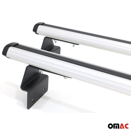 Dachträger Ladeflächenträger Querträger für VW Amarok 2010-2020 Alu Grau 2x