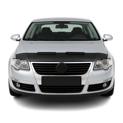 Haubenbra Steinschlagschutz Bonnet Bra für VW Passat B6 2005-2010 Schwarz Halb