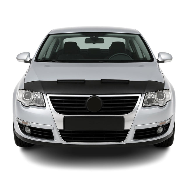 Haubenbra Steinschlagschutz Bonnet Bra für VW Passat B6 2005-2010 Schwarz Halb