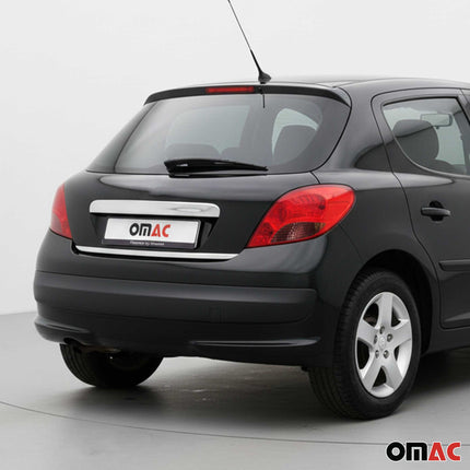 Kofferraumleiste Heckleiste für Peugeot 308 2007-2015 Untere Chrom Edelstahl