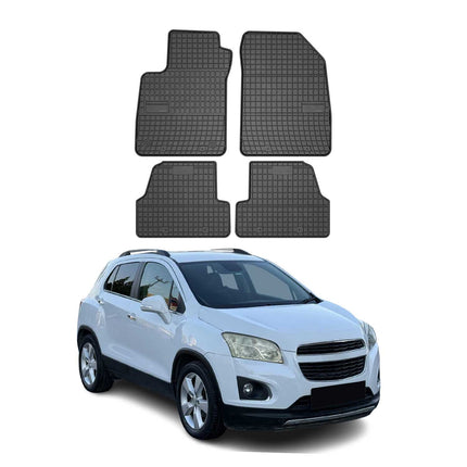 OMAC Gummi Fußmatten für Chevrolet Trax/Buick Encore 13-2022 Automatten Schwarz