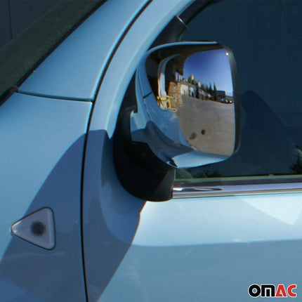 Spiegelkappen Spiegelabdeckung für Renault Kangoo 2008-2013 Edelstahl Chrom