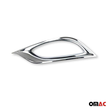 Nebelscheinwerfer Rahmen für Hyundai Sonata 6 2011-2014 Chrom ABS Silber 2tlg