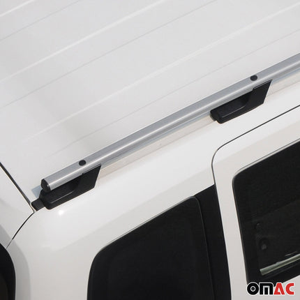 Aluminium Dachreling für VW T5 T6 Transporter Multivan Caravelle 2003-24 L2 Grau
