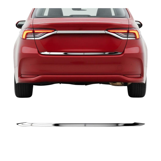Kofferraumleiste Heckleiste für Toyota Corolla Limo 2019-2026 Untere Edelstahl
