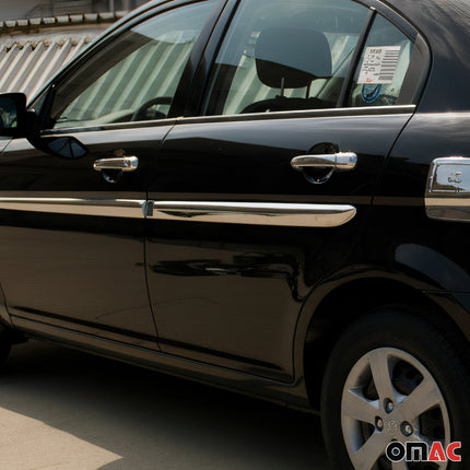 Chrom Türgriff Blende für Hyundai Accent Limo 2005-11 4Tür Edelstahl 4tlg