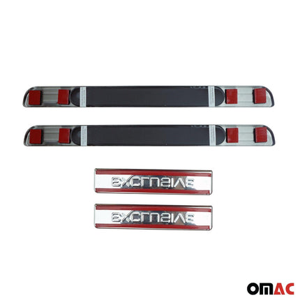 Einstiegsleisten Türschweller Exclusive für Audi A4 Edelstahl Chrom 4tlg